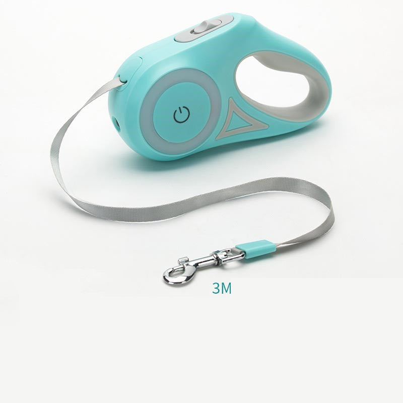 Dog Leash Retractable Leash And Dog Collar Spotlight Automatic Pet Dog Cat Traction Rope For Small Medium Dogs Pet Product - Health and Wellness Innovations