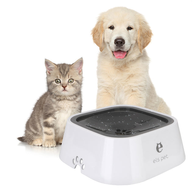 1.5L Cat Dog Water Bowl Carried Floating Bowl Anti-Overflow Slow Water Feeder Dispenser Pet Fountain ABS&PP Dog Supplies - Health and Wellness Innovations