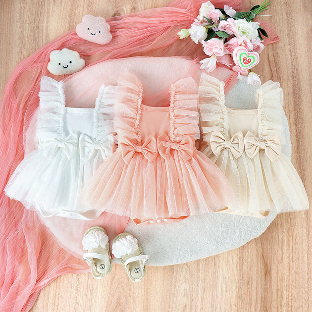 Jumpsuit Baby Net Skirt Princess Poris Dress Baby Skirt Baby Body Pants Jumpsuit - Health and Wellness Innovations