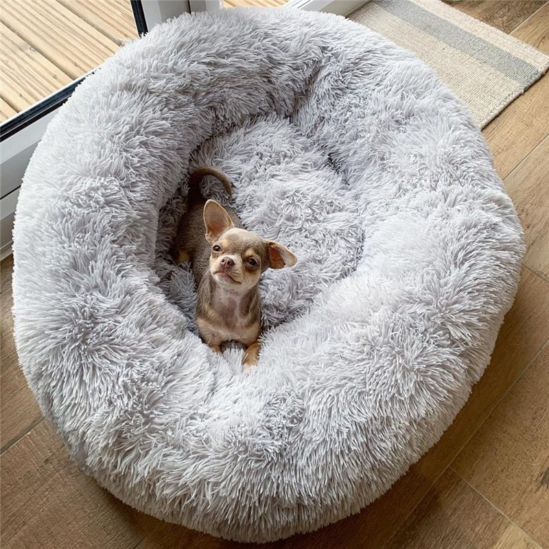 Dog Bed Super Soft Washable Long Plush Pet Kennel Deep Sleep Dog House Velvet Mats Sofa For Dog Basket Pet Cat Bed - Health and Wellness Innovations
