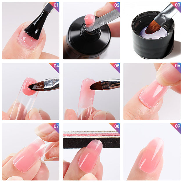 Multi-color mixed nail solid model glue - Health and Wellness Innovations