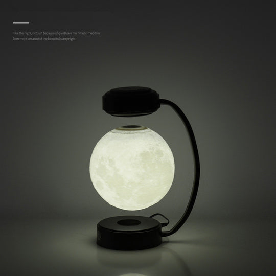 3D LED Moon Night Light Wireless Magnetic Levitating Rotating Floating Ball Lamp For School Office Bookshop Home Decoration - Health and Wellness Innovations