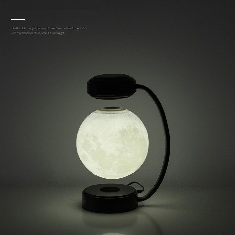 3D LED Moon Night Light Wireless Magnetic Levitating Rotating Floating Ball Lamp For School Office Bookshop Home Decoration - Health and Wellness Innovations
