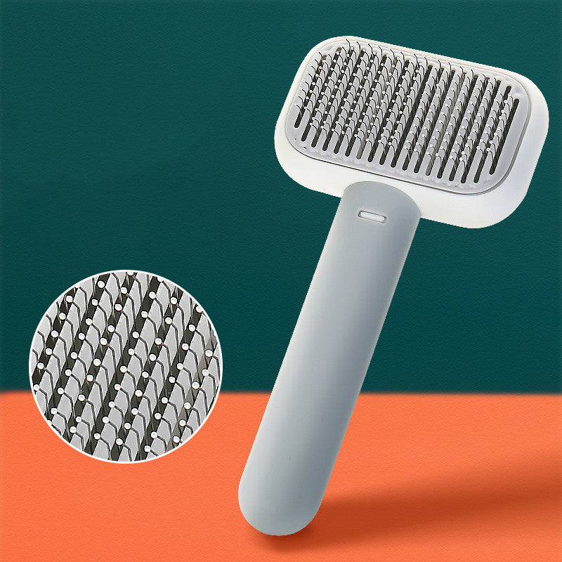 New Pet Cat Dog Hair Brush Hair Massage Comb Open-Knot Brush Grooming Cleaning Tool Stainless Steel Comb - Health and Wellness Innovations