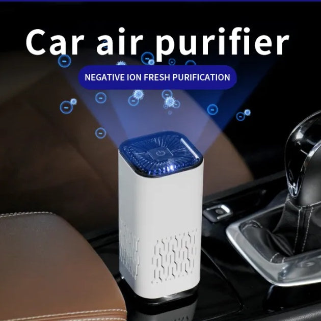 Car Air Purifier Portable Negative Ion Generator Remove Formaldehyde Dust Smoke Air Freshen Washer For Home Car - Health and Wellness Innovations
