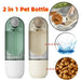 2 In 1 Pet Water Cup Segment Design Green Dog Walking Portable Drinking Cup Dog Feeding Supplies Pet Supplies Dog Walking Water Feeder Pets Products - Health and Wellness Innovations