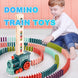 Domino Train Toys Baby Toys Car Puzzle Automatic Release Licensing Electric Building Blocks Train Toy - Health and Wellness Innovations