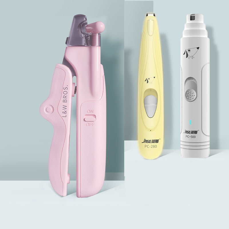 Pet Nail Clippers With LED Light Dogs Cat Nail Scissors Professional Trimmer Tool Care Grooming Supplies - Health and Wellness Innovations