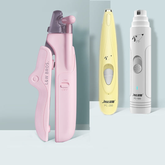 Pet Nail Clippers With LED Light Dogs Cat Nail Scissors Professional Trimmer Tool Care Grooming Supplies - Health and Wellness Innovations