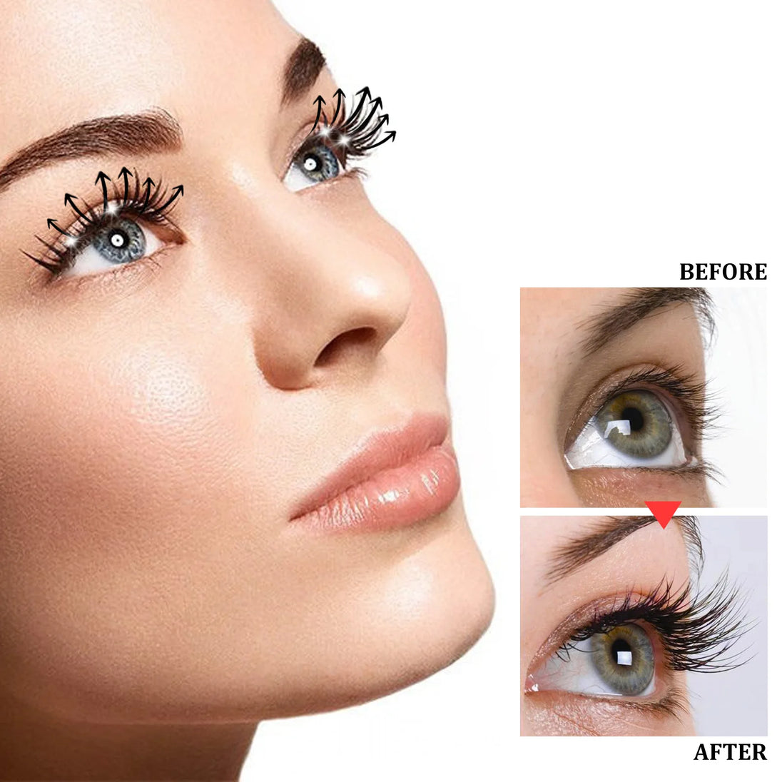 Eelhoe 10ml Castor Oil Fast Growth Eyelash Serum Eyebrow Enhancer Nourish Natural Lengthening Thickening Eye Lash Curling Serum - Health and Wellness Innovations