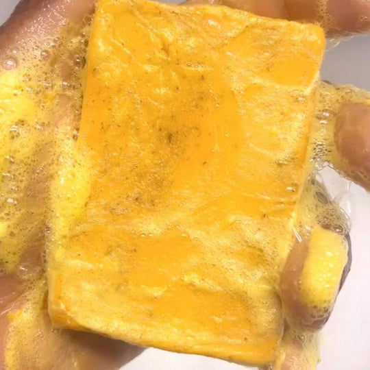 100g Turmeric Hand Made Soap, Lemon Kojic Acid Soap, Shower and Facial Soap  Deep Cleaning For Face Body Skin Care - Health and Wellness Innovations