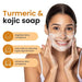 Natural Lemon Turmeric Kojic Acid Soap Skin Care for Dark Spots, Turmeric Soap for Face Wash Brighten Dark Spot Corrector - Health and Wellness Innovations