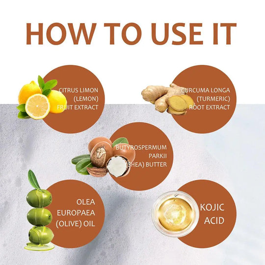100g Lemon Turmeric Kojic Acid Soap Natural Brightening Improves Dull Skin Gentle Clean Oil Control Face Skin Care Soap - Health and Wellness Innovations