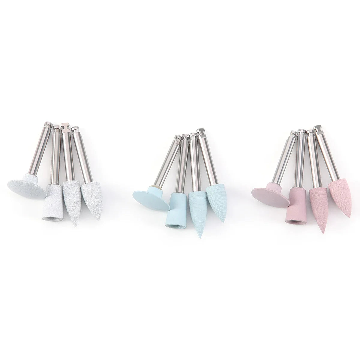AZDENT 12pcs/10pcs/pack Dental Silicone Polishing Tip Grinding Heads Teeth Polisher RA Burs Dia. 2.35mm for Low Speed Handpiece - Health and Wellness Innovations
