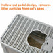 Foldable Cat Litter Box Front Entry & Top Exit Toilet Boxes with Massager Litter Scoop Enclosed Foldable Kitty Toilet - Health and Wellness Innovations