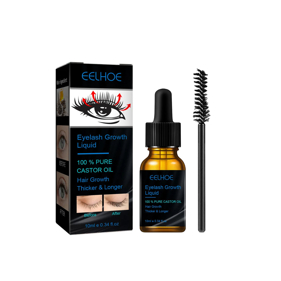 7Days Eyelash Fast Grow Serum Lengthen Thicken Natural Curl Enlargement Voluminous Eyelash Growth Natural Eyelashes Growth Serum - Health and Wellness Innovations