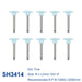 AZDENT 12pcs/10pcs/pack Dental Silicone Polishing Tip Grinding Heads Teeth Polisher RA Burs Dia. 2.35mm for Low Speed Handpiece - Health and Wellness Innovations