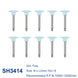 AZDENT 12pcs/10pcs/pack Dental Silicone Polishing Tip Grinding Heads Teeth Polisher RA Burs Dia. 2.35mm for Low Speed Handpiece - Health and Wellness Innovations