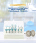 AZDENT 12PCS/Box Dental Composite Polishing Kit RA 2.35mm Polisher for Low Speed Hanpiece Porcelain Natural Teeth Nail Polishing - Health and Wellness Innovations