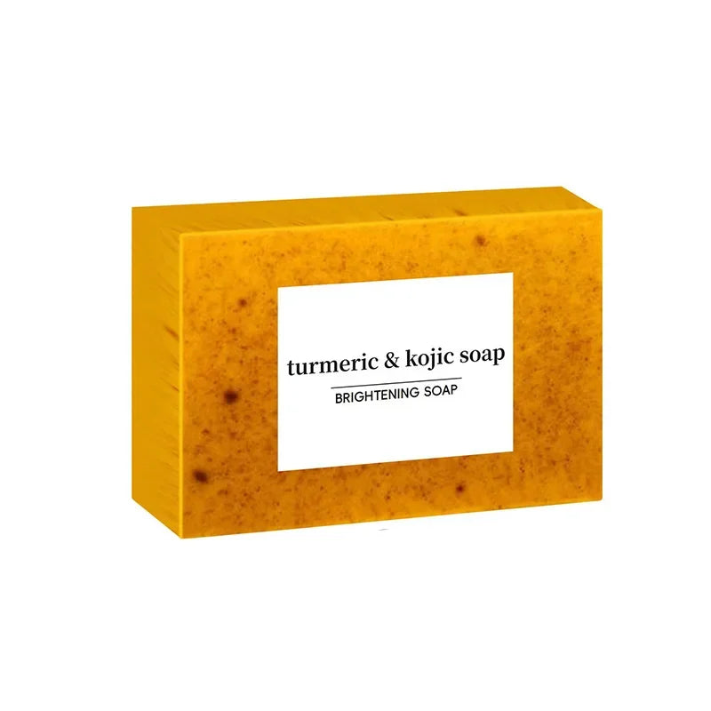 100g Turmeric Hand Made Soap Lemon Kojic Acid Soap Shower And Facial Soap Powerful Moisturizing And Cleansing Of The Skin - Health and Wellness Innovations