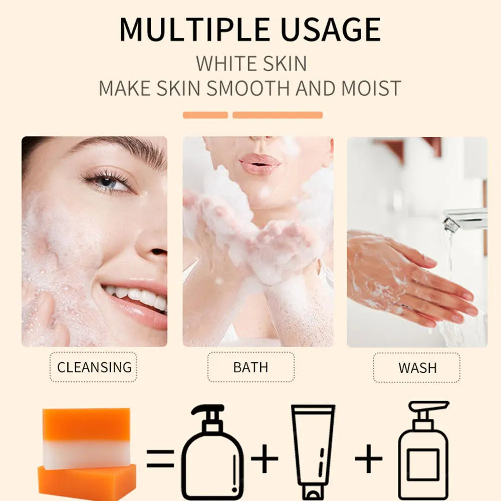Kojic Acid 100g Whitening Soap, Glutathione Skin Lightening, Anti-aging & Moisturizing Handmade Soap for Face & Body - Health and Wellness Innovations