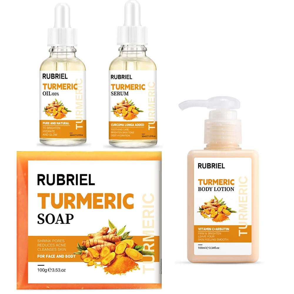 Original Turmeric Soap For Dark Spot Skin Whitening Facial Body Hand Make Soap Bar 100g Deep Cleaning Ginger Moisturizing - Health and Wellness Innovations