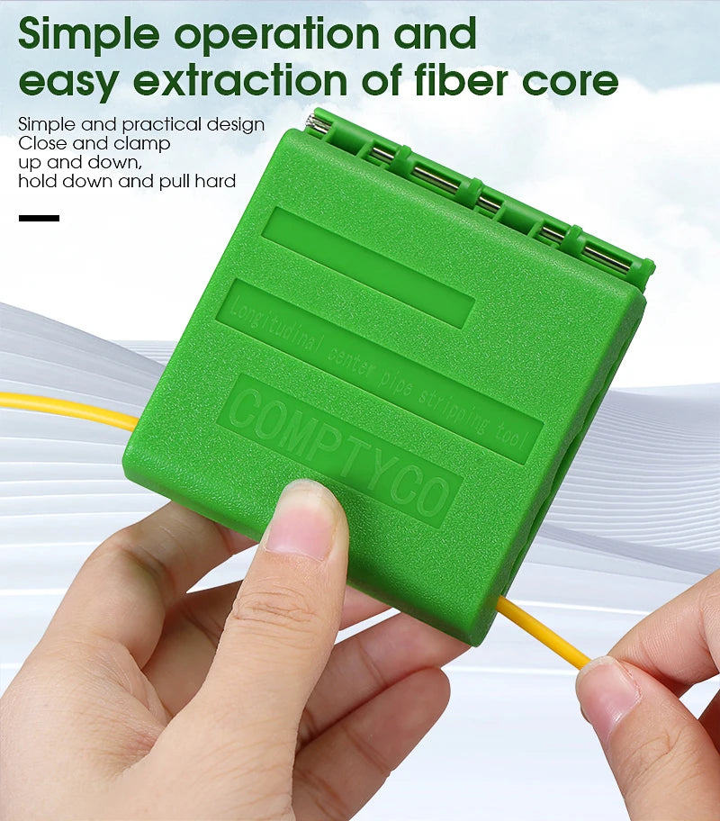 AUA-09 Fiber Optic Longitudinal Bundle Tube Stripper Tool 1.5-11mm Single-core/Ribbon-shaped Cable Slitter Center Pipe Stripping Equipment - Health and Wellness Innovations