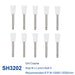 AZDENT 12pcs/10pcs/pack Dental Silicone Polishing Tip Grinding Heads Teeth Polisher RA Burs Dia. 2.35mm for Low Speed Handpiece - Health and Wellness Innovations