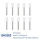 AZDENT 12pcs/10pcs/pack Dental Silicone Polishing Tip Grinding Heads Teeth Polisher RA Burs Dia. 2.35mm for Low Speed Handpiece - Health and Wellness Innovations