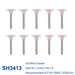 AZDENT 12pcs/10pcs/pack Dental Silicone Polishing Tip Grinding Heads Teeth Polisher RA Burs Dia. 2.35mm for Low Speed Handpiece - Health and Wellness Innovations