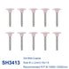 AZDENT 12pcs/10pcs/pack Dental Silicone Polishing Tip Grinding Heads Teeth Polisher RA Burs Dia. 2.35mm for Low Speed Handpiece - Health and Wellness Innovations