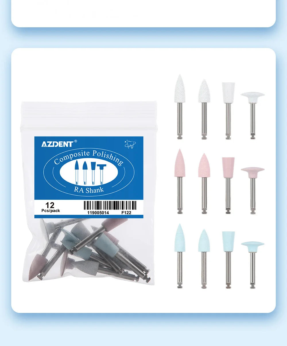 1Bag Azdent Silicone Polishing for Contra Angle Handpiece for Dentistry Composite/Natural Teeth/Porcelain Finishing - Health and Wellness Innovations