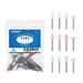 AZDENT 12Pcs/Set Dental Silicone Polishing Rubber Grinding Heads Teeth Polisher 2.35mm RA Finisher for Low Speed Handpiece - Health and Wellness Innovations
