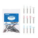 AZDENT 12Pcs/Set Dental Silicone Polishing Rubber Grinding Heads Teeth Polisher 2.35mm RA Finisher for Low Speed Handpiece - Health and Wellness Innovations