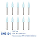 AZDENT 12pcs/10pcs/pack Dental Silicone Polishing Tip Grinding Heads Teeth Polisher RA Burs Dia. 2.35mm for Low Speed Handpiece - Health and Wellness Innovations