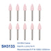 AZDENT 12pcs/10pcs/pack Dental Silicone Polishing Tip Grinding Heads Teeth Polisher RA Burs Dia. 2.35mm for Low Speed Handpiece - Health and Wellness Innovations