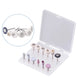 AZDENT 12Pcs/Set Dental Silicone Polishing Rubber Grinding Heads Teeth Polisher 2.35mm RA Finisher for Low Speed Handpiece - Health and Wellness Innovations