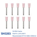 AZDENT 12pcs/10pcs/pack Dental Silicone Polishing Tip Grinding Heads Teeth Polisher RA Burs Dia. 2.35mm for Low Speed Handpiece - Health and Wellness Innovations