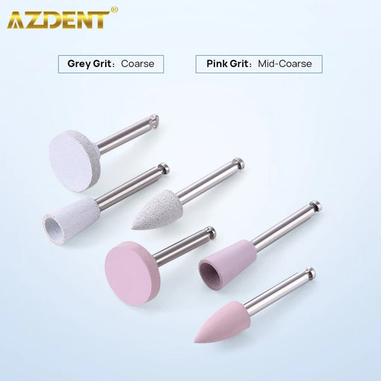 AZDENT 12PCS/Box Dental Composite Polishing Kit RA 2.35mm Polisher for Low Speed Hanpiece Porcelain Natural Teeth Nail Polishing - Health and Wellness Innovations
