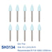 AZDENT 12pcs/10pcs/pack Dental Silicone Polishing Tip Grinding Heads Teeth Polisher RA Burs Dia. 2.35mm for Low Speed Handpiece - Health and Wellness Innovations