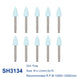 AZDENT 12pcs/10pcs/pack Dental Silicone Polishing Tip Grinding Heads Teeth Polisher RA Burs Dia. 2.35mm for Low Speed Handpiece - Health and Wellness Innovations