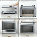 Foldable Cat Litter Box Front Entry & Top Exit Toilet Boxes with Massager Litter Scoop Enclosed Foldable Kitty Toilet - Health and Wellness Innovations