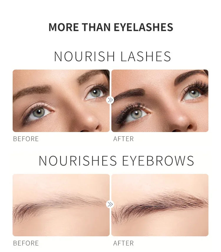 Eyebrow Growth Serum Nourishing Follicles Lashes Enhancer Thick Eyelash Nutrition Liquid Extension Intensive Lengthening 2024 - Health and Wellness Innovations