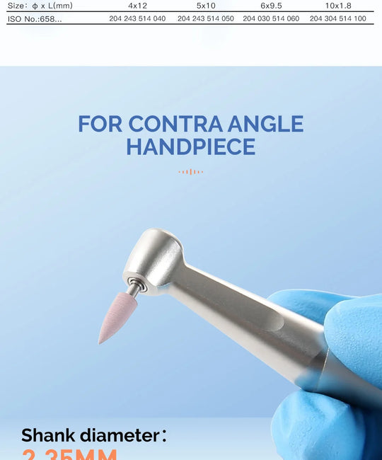 1Bag Azdent Silicone Polishing for Contra Angle Handpiece for Dentistry Composite/Natural Teeth/Porcelain Finishing - Health and Wellness Innovations