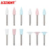 AZDENT 12pcs/10pcs/pack Dental Silicone Polishing Tip Grinding Heads Teeth Polisher RA Burs Dia. 2.35mm for Low Speed Handpiece - Health and Wellness Innovations