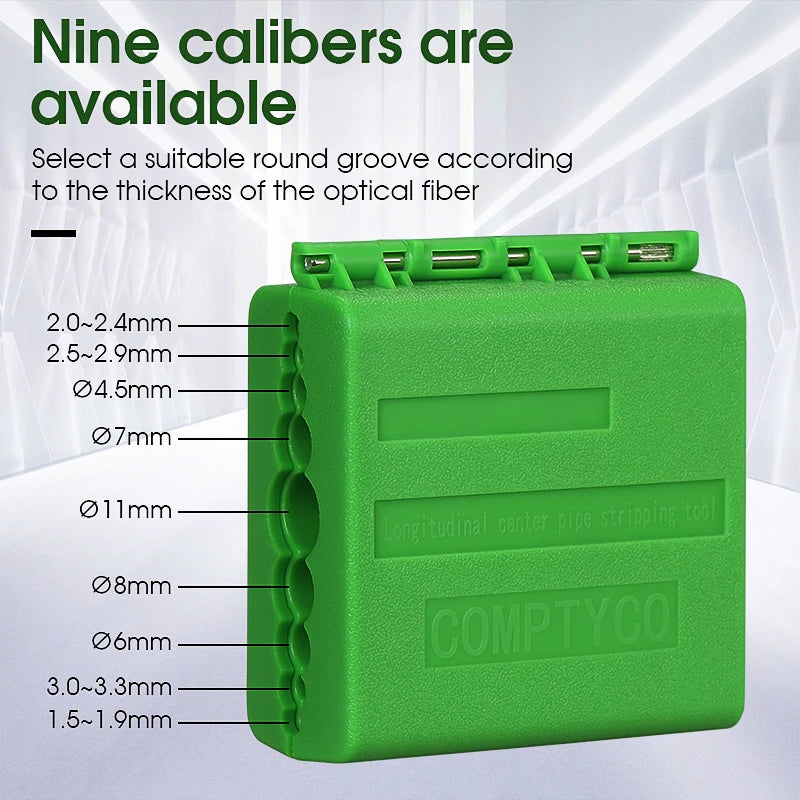 AUA-09 Fiber Optic Longitudinal Bundle Tube Stripper Tool 1.5-11mm Single-core/Ribbon-shaped Cable Slitter Center Pipe Stripping Equipment - Health and Wellness Innovations