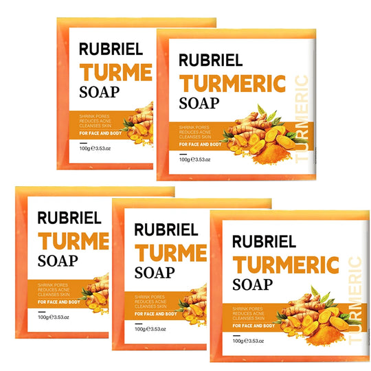 Original Turmeric Soap For Dark Spot Skin Whitening Facial Body Hand Make Soap Bar 100g Deep Cleaning Ginger Moisturizing - Health and Wellness Innovations