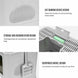 Foldable Cat Litter Box Front Entry & Top Exit Toilet Boxes with Massager Litter Scoop Enclosed Foldable Kitty Toilet - Health and Wellness Innovations