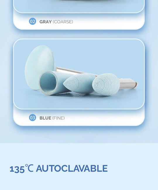 1Bag Azdent Silicone Polishing for Contra Angle Handpiece for Dentistry Composite/Natural Teeth/Porcelain Finishing - Health and Wellness Innovations