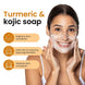 100g Turmeric Hand Made Soap Lemon Kojic Acid Soap Shower And Facial Soap Powerful Moisturizing And Cleansing Of The Skin - Health and Wellness Innovations